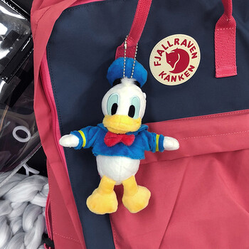 唐老鸭公仔挂件钥匙扣女韩国可爱创意毛绒玩偶ins书包挂饰 唐老鸭