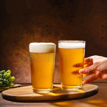 帕莎帕琦进口玻璃杯啤酒饮料牛奶杯钢化耐热奶茶水杯子570ML1只42287-透明