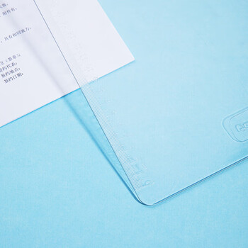 齐心A4便携书写板夹文件夹 可吊挂 A744-X 6个透明