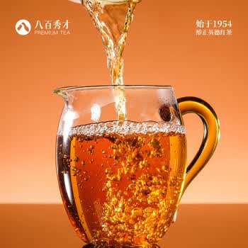八百秀才广东特产英德红茶英红九号 茶叶礼盒送礼醇香型500g新包装 赠礼袋