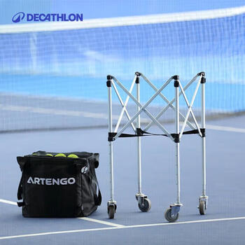 迪卡侬网球车收纳筐捡球神器便携可折叠大容量网球筐IVE14099176 迪卡侬网球车收纳筐捡球神器便携可折叠大容量网球筐IVE14099176