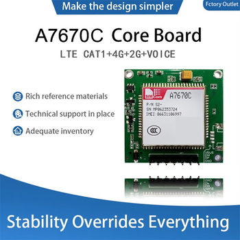 凯元达 SIMCOM CAT1全网通 4G+2G A7670C-LASC核心板支持语音 裸板