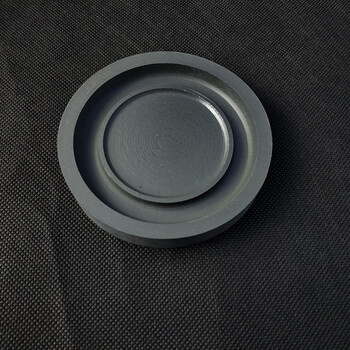 芬尚文房四宝砚台 4寸墨海砚台 天然罗纹石质圆盆砚台 学生毛笔书法绘画练习盛墨汁磨墨用石头砚含盖