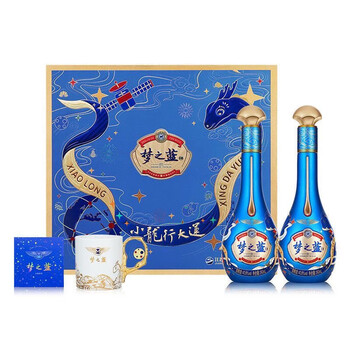 高級白酒　梦之蓝　M6+ 未開封 2本 Amazon.co.jp: 夢之藍 M6+ 52度 550ml □洋河大曲の幻の白酒15年