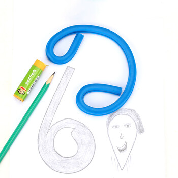 施德楼（STAEDTLER）曲线软尺 40cm可塑任意角度蛇尺量尺 美术绘图学生画画作图用无刻度97164-40