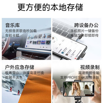 海康威视256GB U盘type-c 手机苹果电脑通用车载娱乐高速小巧便携即插即用大容量读速450MB/s