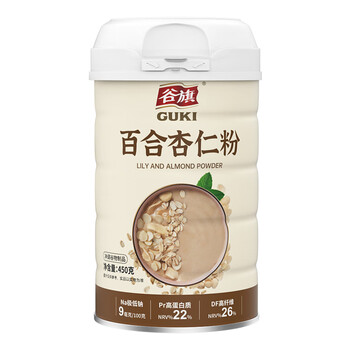 谷旗 百合杏仁粉450g 马卡龙曲奇烘焙原料甜杏仁粉冲饮谷物营养早餐粉 谷旗 百合杏仁粉450g 马卡龙曲奇烘焙原料甜杏仁粉冲饮谷物营养早餐粉
