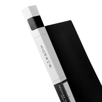 齐心A4文件夹轻便夹长押夹资料夹 A604-X 5个黑色