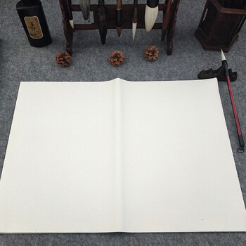 芬尚 文房四宝之宣纸 四开生宣书法专用纸初学练习创作纸学生毛笔书法国画课堂练习用纸52*36cm/35张 芬尚 文房四宝之宣纸 四开生宣书法专用纸初学练习创作纸学生毛笔书法国画课堂练习用纸52*36cm/35张