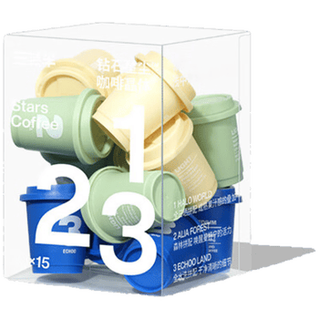 三顿半 数字星球123号3g*15颗装 精品咖啡速溶纯黑咖啡粉