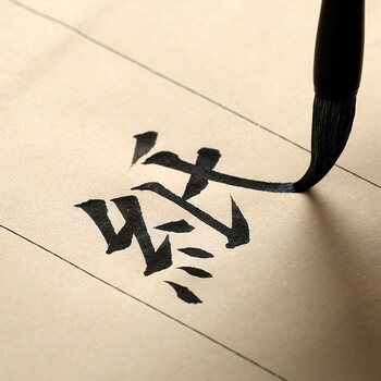 一海堂 文化宣纸 毛笔字帖仿古书法日课纸 小楷毛笔熟饭练习用纸不洇不皱  20*30行