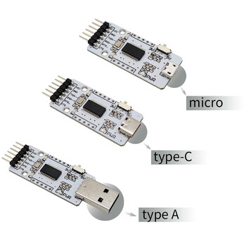 丢石头 FT232RL USB转TTL模块 usb转uart串口通信模块 刷机板 3.3/5V电平输出 Type A接口