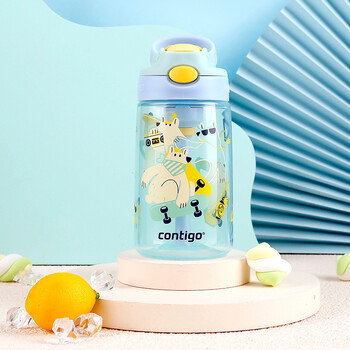 contigo康迪克儿童吸管水杯小发明家排气防喷420ml滑板熊熊HBC-GIZ249VP+ contigo康迪克儿童吸管水杯小发明家排气防喷420ml滑板熊熊HBC-GIZ249VP+