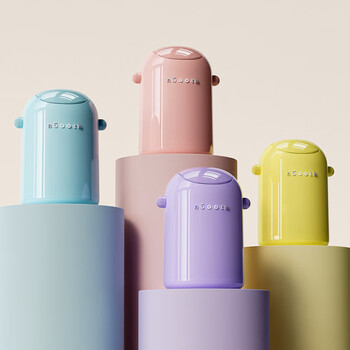 诺室客厅垃圾桶家用2025高颜值创意摇盖办公室卧室带盖卫生桶蓝色15L