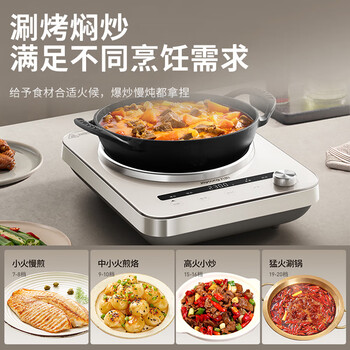 九阳（Joyoung）家用多功能3500W大功率电磁炉凹面电磁灶电陶炉防明火凹面灶C35Z-N3501
