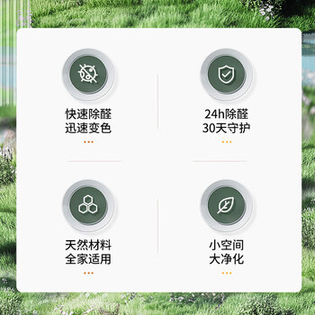 槿森泉变色除醛果冻6罐新房急入住空气甲醛净化器家车用衣柜除味果冻