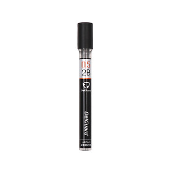 斑马牌 (ZEBRA)2B自动铅笔芯 0.5mm活动铅笔芯 自动铅笔替芯 P-LD10 40根/管