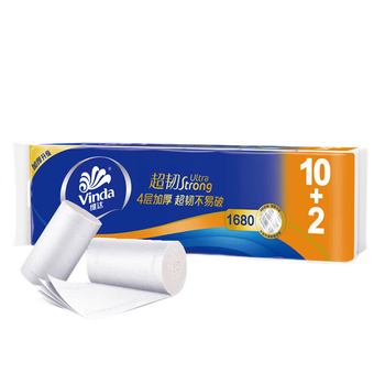 维达（Vinda）【食用油+卷纸】低芥酸原香菜籽油1.8L*2桶+V4457卷纸12卷*2提