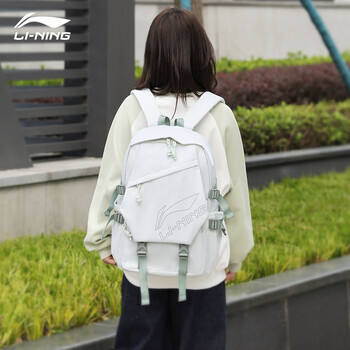 李宁双肩包书包男初中大学生大容量篮球运动登山背包徒步旅行背包