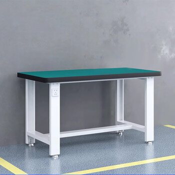 秦筑防静电工作台流水线打包台车间重型钳工操作台实验桌 1.5米单桌
