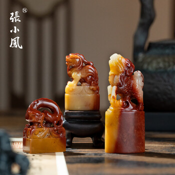 寿山・芙蓉石　印材　2.1×2.2×9.2 寿山・芙蓉石 印材 2.1×2.2×9.2