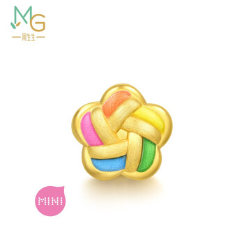 周生生团锦结黄金转运珠 足金Charme串珠 93873C定价