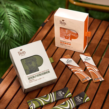 皮爷咖啡皮爷迪克森少校美式咖啡液peets黑巧克力风味咖啡 盒装25mL/12条A