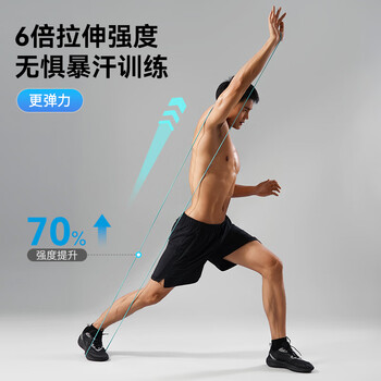 京东京造 圆边防滑阻力带 力量训练健身训练拉力带防滑耐磨不勒手