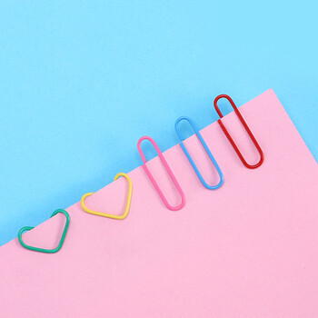 三木（SUNWOOD）(SUNWOOD) 彩色回形针/曲别针 100枚/盒 10盒装 8104