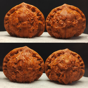 桃核雕刻四大天王价格报价行情- 京东