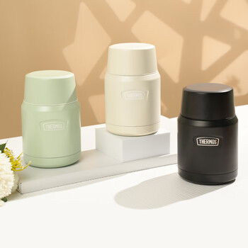 膳魔师（THERMOS）焖烧杯530ml男女儿童焖烧罐保温饭盒伴手礼生日礼物TELA-黑色