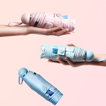 天堂伞 五折晴雨伞 胶囊口袋伞 折叠雨伞 53059E时尚先锋 柔樱粉 天堂伞 五折晴雨伞 胶囊口袋伞 折叠雨伞 53059E时尚先锋 柔樱粉