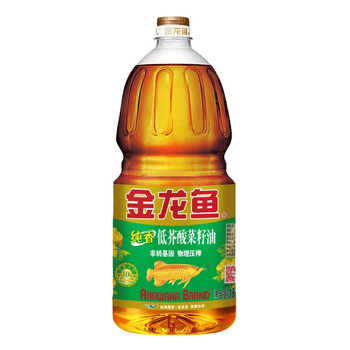 金龙鱼超韧纸手帕12包V0036+低芥酸纯香菜籽油1.8L