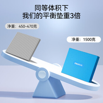 PROIRON普力艾 平衡垫平板支撑核心训练瑜伽垫男女健身PU软踏蓝
