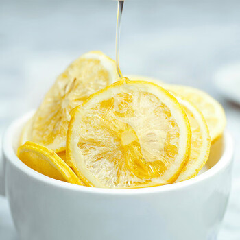 艺福堂 蜂蜜冻干柠檬片 网红水果茶冷泡 送礼必备80g/罐