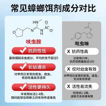 博利婴蟑螂药饵盒18枚 特效强力家用室内厨房专用全窝端杀蟑螂