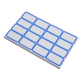 递乐 960枚50mm×28mm不干胶标签贴纸定制自粘性标贴 16枚/张 60张/包 4608蓝色