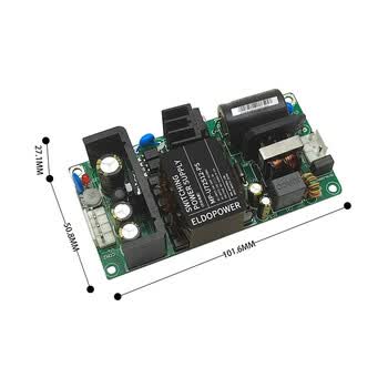 汇鑫茂 72W AC-DC可调电源模块5V24V48V12V开关电源板小体积隔离降压工厂MP-U72S05-PS(配电源线）（2个）