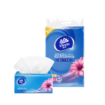 维达（Vinda）【食用油+抽纸】花生浓香食用调和油4L*2+V2182抽纸150抽3包*2提