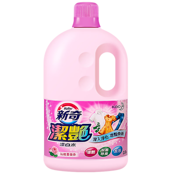 花王（KAO）彩漂液大容量2000ml 护色固色增艳剂去黄污渍彩色衣服通用漂白剂