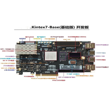 宏达硕FPGAXC7K325Tkintex7BaseFPGA基础版套件K7开发板提供发票