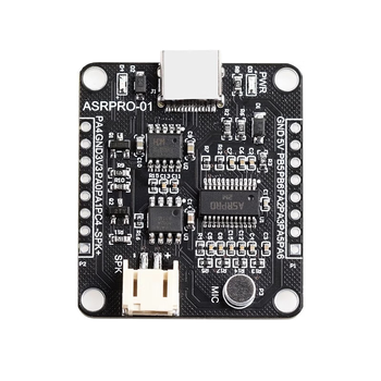 正鑫远 语音识别模块串口一键下载AI离线语音开发板天问学习模块 ASR-PRO-4M核心板（排针焊接）