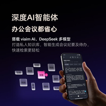 科大讯飞AI会议降噪无线蓝牙耳机Pro 3 黑金【尊享版】录音翻译智能入耳式 适配苹果华为小米