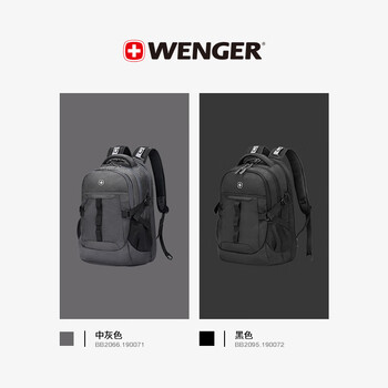 威戈15.6英寸笔记本电脑包运动双肩包背包书包大容量男女