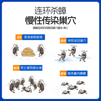 绿叶蟑螂药杀蟑胶饵杀蛮蠊除蟑螂杀虫剂20克装4014 绿叶蟑螂药杀蟑胶饵杀蛮蠊除蟑螂杀虫剂20克装4014