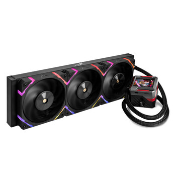 瓦尔基里(VALKYRIE）E360 LOKI  VK 一体式CPU水冷散热器  多平台扣具 支持LGA1700 2.4吋LCD H.264播放