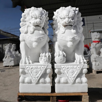 汉白玉石狮子品牌及商品- 京东