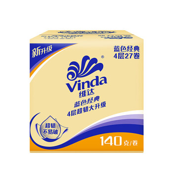 维达（Vinda）【食用油+卷纸】【爆款推荐】醇香花生油4L+V4069卷纸10卷*2提 