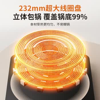 九阳（Joyoung）大火力电磁炉爆炒多功能10档家用2200W大功率商超同款C22S-N9L