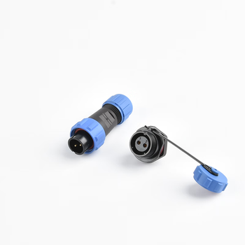 正鑫远 航空插头面板安装后螺母插头 插头后螺母座ip68防水阻燃sp13-2芯后螺母（13A) 整套（5个)